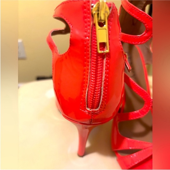 RENVY Neon Coral Sandals - Picture 10 of 14